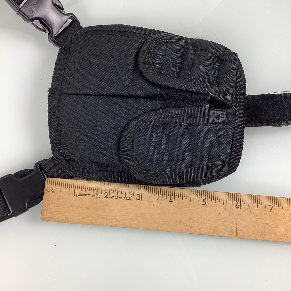 Tactical Shoulder Holster black canvas / Nylon adjustable Unisex OSFM EUC - Picture 12 of 12